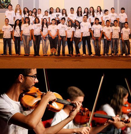 “Orquestra para a Comunidade” leva música de graça para cidades mineiras
